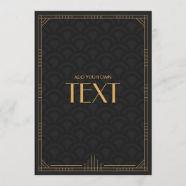 Invitación a la boda de Personalizable en blanco A