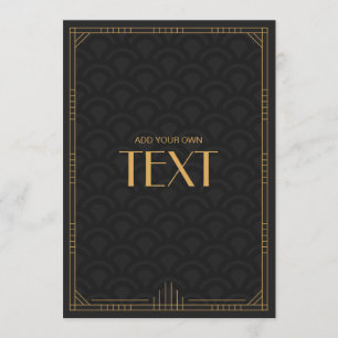 Invitación a la boda de Personalizable en blanco A