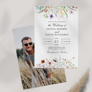 Invitación a la boda de Personalizado Wildflower M