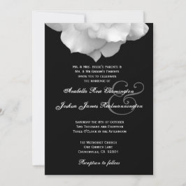 Invitación a la boda de Petales de Rosa BLANCA F20