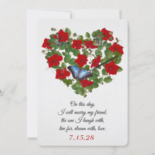 Invitación a la boda de Petunia y Ivy