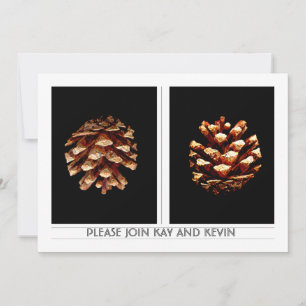 Invitación a la boda de Pinecones