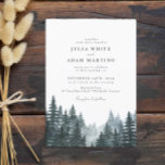 Invitación a la boda de Pines de Invierno Forestal<br><div class="desc">Invitación a la boda de Pines de Invierno Forestal</div>
