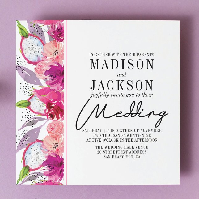 Invitación a la boda de Pitaya (Subido por el creador)