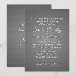 Invitación a la boda de pizarra