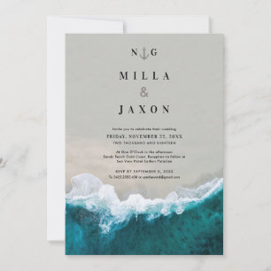 Invitación a la boda de playa