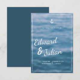 Invitación a la boda de playa