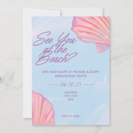 Invitación a la boda de playa
