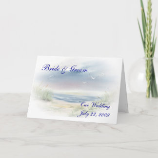 Invitación a la boda de playa