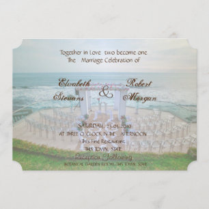Invitación a la Boda de Playa Adorable