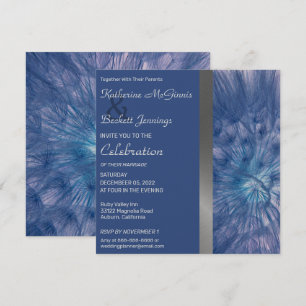 Invitación a la boda de plumas elegantes