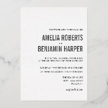 Invitación a la boda de Plumeria Dorada con verdad