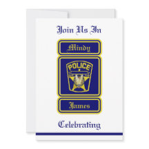 Invitación a la boda de policías