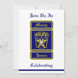 Invitación a la boda de policías