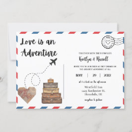 Invitación a la boda de postales- Boda de destino