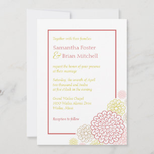 Invitación a la boda de primavera