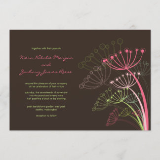 Invitación a la boda de primavera de los Dandelion