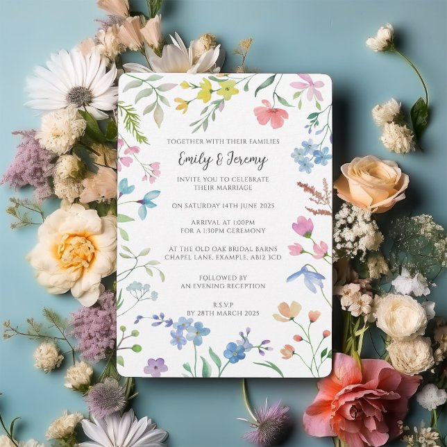 Invitación a la boda de primavera en Florals (Subido por el creador)