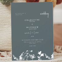 Invitación a la boda de primavera poética