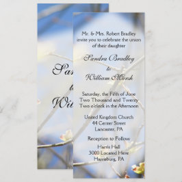 Invitación a la boda de primaveras