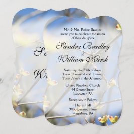 Invitación a la boda de primaveras