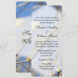 Invitación a la boda de primaveras