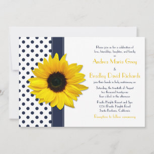 Invitación a la boda de puntos de la marina y la p