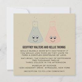 Invitación a la boda de química