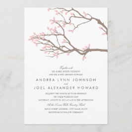 Invitación a la boda de ramas benéficas