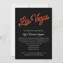 Invitación a la boda de Red Las Vegas