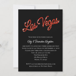 Invitación a la boda de Red Las Vegas