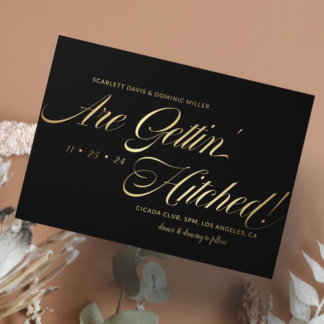 Invitación a la boda de Relieve metalizado Minimal (Subido por el creador)