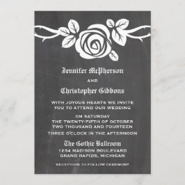 Invitación a la boda de Rosa de marfil