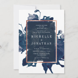 Invitación a la Boda de Rosa de Oro de la Marina