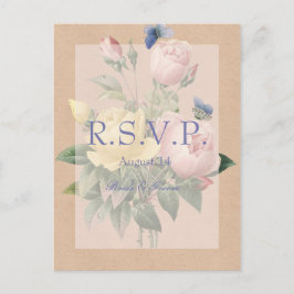 Invitación a la boda de Rosa en inglés RSVP