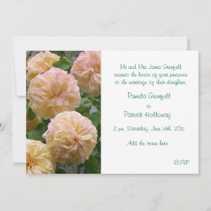 Invitación a la boda de Rosas de pleno derecho