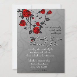 Invitación a la boda de Rosas encantados