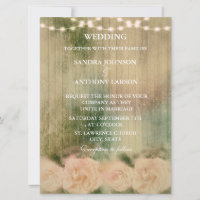 Invitación a la boda de Rosas rusos