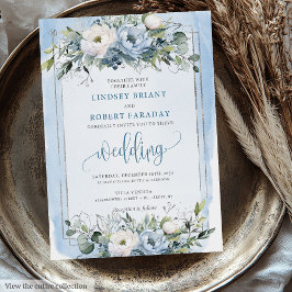 Invitación a la boda de Rosas rusos de Boho Dusty