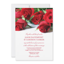 Invitación a la boda de Roses Rojos