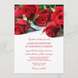 Invitación a la boda de Roses Rojos