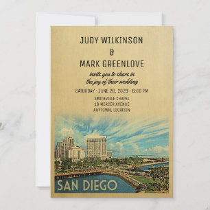 Invitación a la boda de San Diego