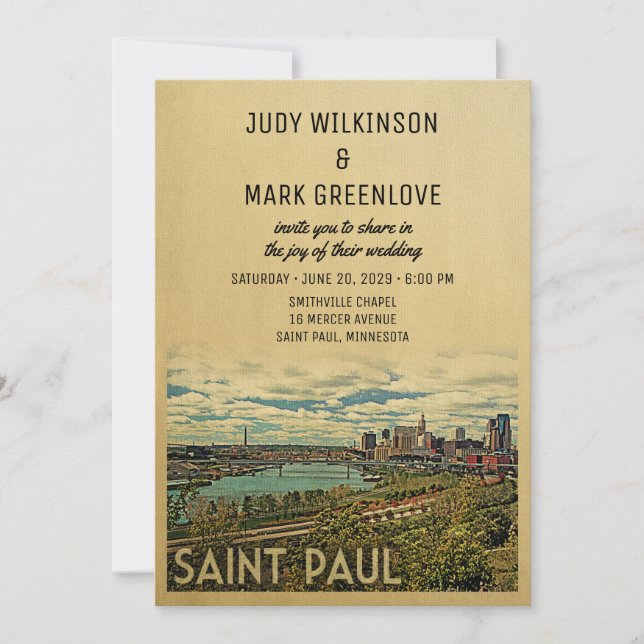 Invitación a la boda de San Pablo (Anverso)