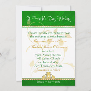 Invitación a la boda de San Patricio