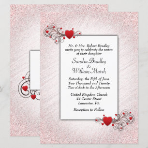 Invitación a la boda de San Valentín
