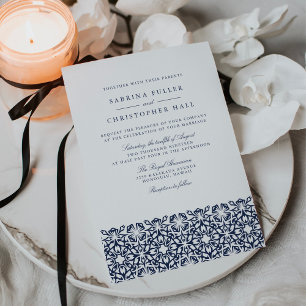 Invitación a la boda de Santorini   Armada