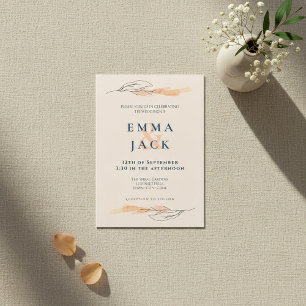 Invitación a la boda de Satin Floral, simple bonit