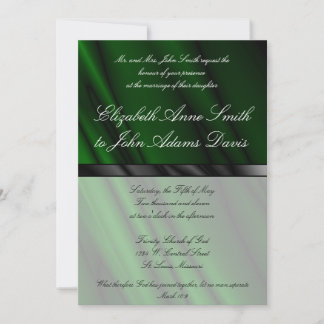 Invitación a la boda de Seda Verde 2