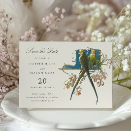 Invitación a la boda de Serene Aviary 'Save the Da