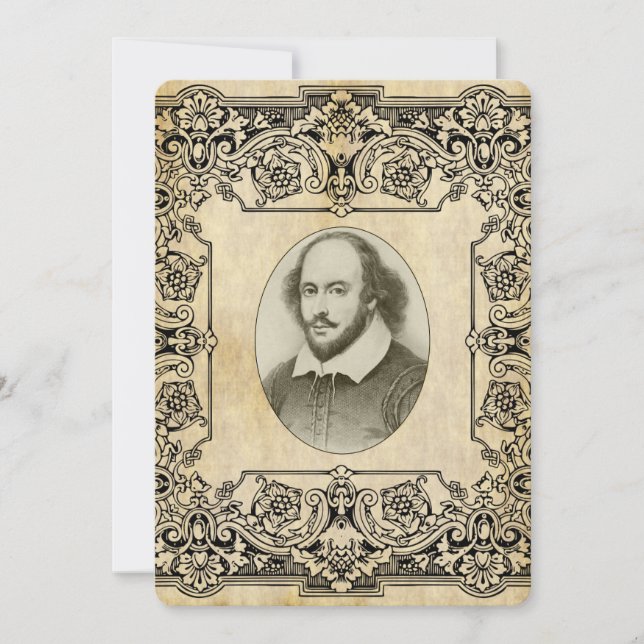 Invitación a la boda de Shakespeare (Anverso)